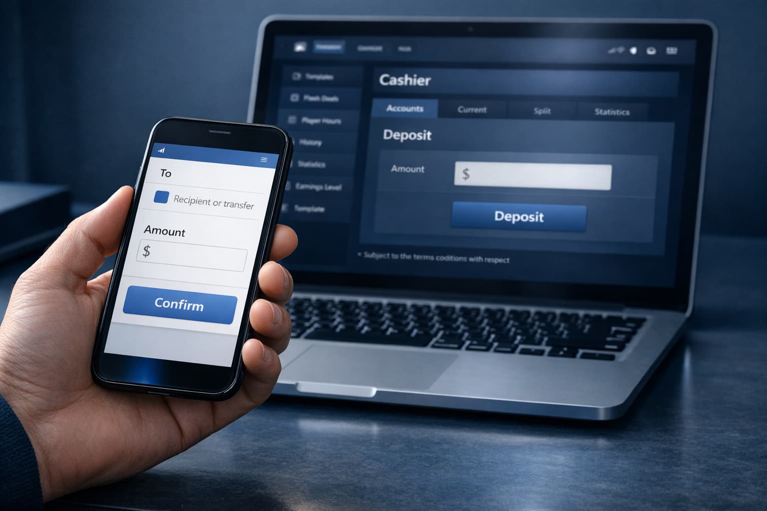 PayID deposit on mobile
