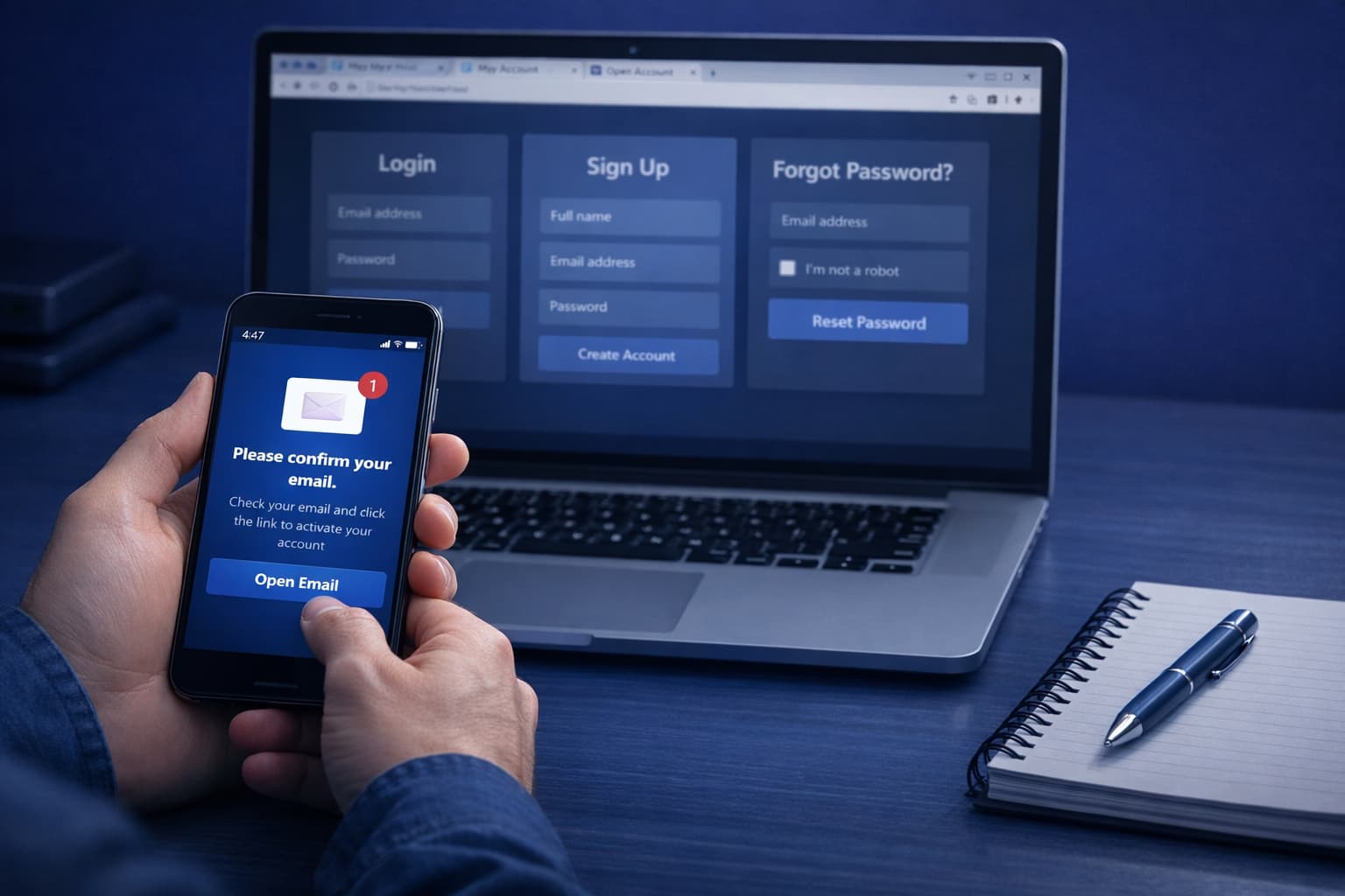Casino login and recovery