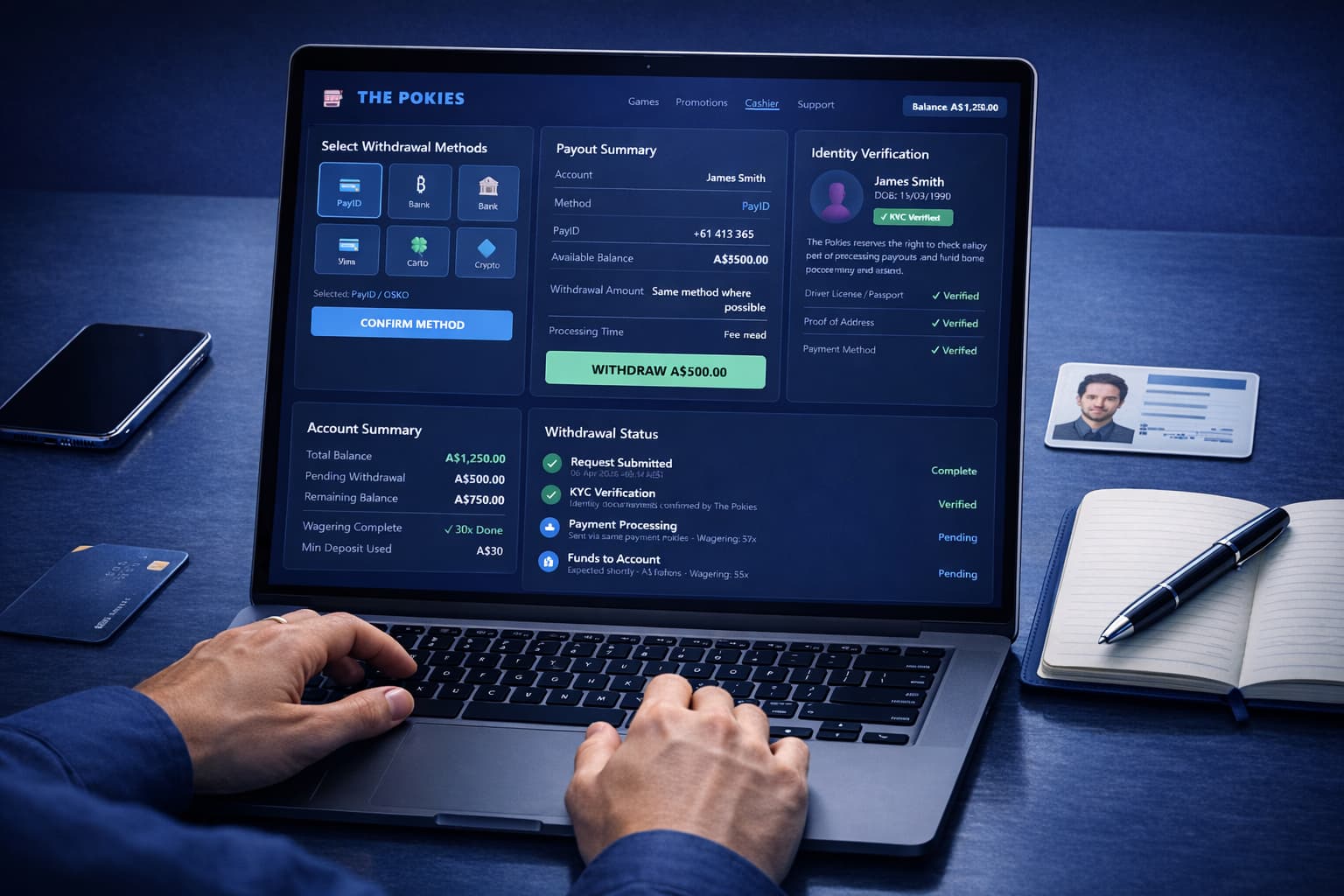 Crypto withdrawal KYC review